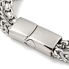 Tarnish Resistant 201 Stainless Steel Multi-Strand Chains Bracelets BJEW-F473-05P-01-3