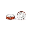 Brass Grade A Rhinestone Spacer Beads RB-A014-Z6mm-20S-3