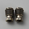 Brass EDC European Beads KK-WH0081-63AB-1