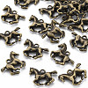 Tibetan Style Alloy Pendants TIBEP-T002-07AB-NR-2