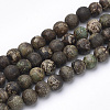 Dyed Natural Agate Beads Strands X-G-Q462-130C-8mm-1