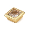 Brass Pave Cubic Zirconia Cabochons CU-CBA30E8-05G-03-2