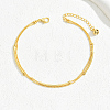 Gold Plated Brass Beads Anklets for Women YN6291-4-1