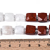 Natural Canada Jade & Red Jasper & Rainbow Moonstone Beads Strands G-T144-18B-01-5