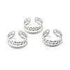 Tarnish Resistant 304 Stainless Steel Finger Rings RJEW-L102-34P-1