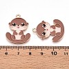 Alloy Enamel Pendants X-ENAM-T022-02D-02-3