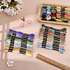 48 Skeins 4 Colors 6-Ply Polyester Embroidery Floss OCOR-CY0004-55B-4