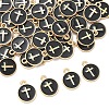 60Pcs Alloy Enamel Pendants ENAM-YW0008-02B-1