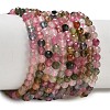 Natural Multicolor Tourmaline Beads Strands GG-CBA5A1A-A10-04-2