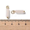 Natural Rose Quartz Pendants STAS-C120-01G-02-3
