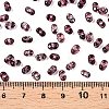 Picasso Spray Painted Glass Seed Beads SEED-T006-04-21-4