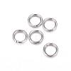 304 Stainless Steel Jump Rings STAS-D447-08-1