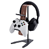 Aluminum Alloy Headset Display Riser Stands with Wood Support ODIS-WH0007-85-1