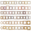 6 Sets 6 Styles Paper Self-Adhesive Photo Frame Stickers DIY-WR0005-69-1