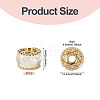 5Pcs Alloy European Beads MPDL-TADJ0001-02A-4