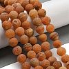 Natural Weathered Agate Beads Strands G-P538-A01-10-2