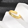 Brass Cuff Open Rings RJEW-C159-01G-3
