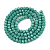 Opaque Solid Color Imitation Jade Glass Beads Strands EGLA-A044-P4mm-D31-3