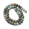Ombre Effect Dyed Glass Beads Strands X-GLAA-T031-01O-13-3