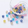 Baking Painted Crackle Glass Beads DGLA-X0006-8mm-04-1