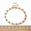 304 Stainless Steel Rhinestone Cup Chain Bracelets for Women BJEW-F488-26D-G-5