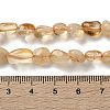 Natural Citrine(Heated) Beads Strands G-F827-A01-01-5