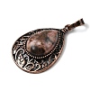 Natural Rhodonite Pendants G-A297-05R-14-2
