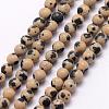 Natural Dalmatian Jasper Bead Strands G-K146-28-3mm-1