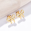 304 Stainless Steel Stud Earrings for Women EJEW-K306-17G-1