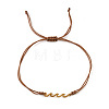 Stainless Steel Wavy Link Bracelets LN0693-5-1