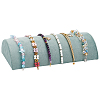 Velvet Bracelet Organizer Display Stands BDIS-WH0006-008-1