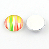 Half Round/Dome Glass Flatback Cabochons for DIY Projects X-GGLA-Q037-12mm-18-2