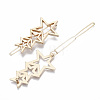 Alloy Hollow Geometric Hair Pin X-PHAR-N005-006G-3