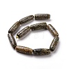 Tibetan Style dZi Beads TDZI-E004-15-4