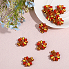 10Pcs Thanksgiving Day Food Grade Eco-Friendly Silicone Beads SIL-CA0001-57-4