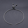 Tarnish Resistant Adjustable 201 Stainless Steel Slider Bracelets Making STAS-S105-JN646-1-4