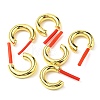 Brass Stud Earrings EJEW-F244-02G-3