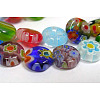 Handmade Millefiori Glass Beads Strands X-LK07-1