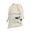 Cloth Hangover Kit Party Favor Drawstring Bags ABAG-A012-05B-02-3
