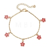 Alloy Enamel Charm Bracelets BJEW-JB13169-02-2