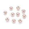 201 Stainless Steel Bead Caps LS-X-STAS-F040-24-RG-2