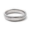 304 Stainless Steel Stretch Bracelets for Women Men BJEW-A031-02A-P-3