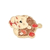 Thanksgiving Day Alloy Enamel Pendants ENAM-I076-01G-08-2