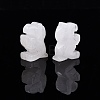 Natural Quartz Crystal Horse Figurine DJEW-N005-01B-2