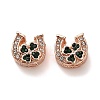 Alloy Rhinestone European Beads FIND-Q115-09RG-1