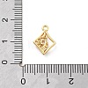 Brass Micro Pave Cubic Zirconia Pendants LS-KK-H511-01G-03-3