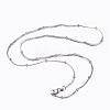 304 Stainless Steel Necklaces NJEW-D281-09-1