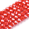Electroplate Glass Beads Strands LS-EGLA-A044-P3mm-A03-1