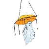 Umbrella Ghost Acrylic Hanging Suncatchers PW-WG55991-01-1