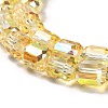 Electroplate Glass Beads X1-EGLA-D030-19G-3